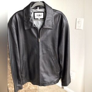 Adler Black Leather Men’s Jacket 3XL